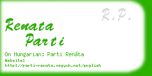 renata parti business card